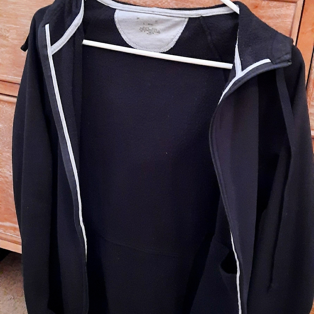 Black Zip-Up Sweater